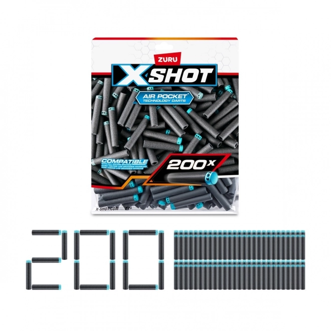 Frecce XShot 200 pezzi