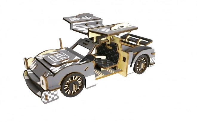 Puzzle 3D in legno - Auto sportiva