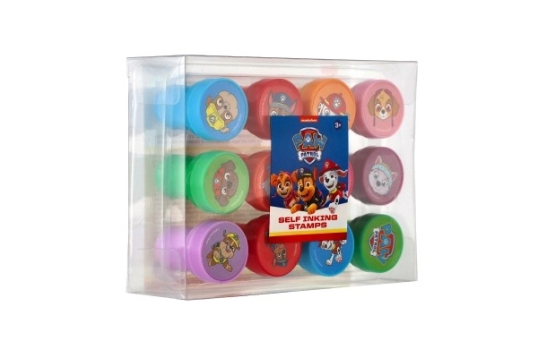 Timbri autoinchiostranti 12 pezzi Paw Patrol in blister 12x9cm