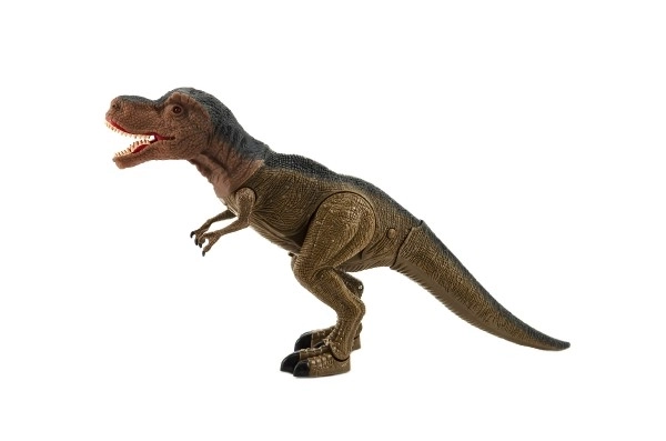 Dinosauro Camminante Tiranosauro di Plastica con Luci e Suoni 40cm