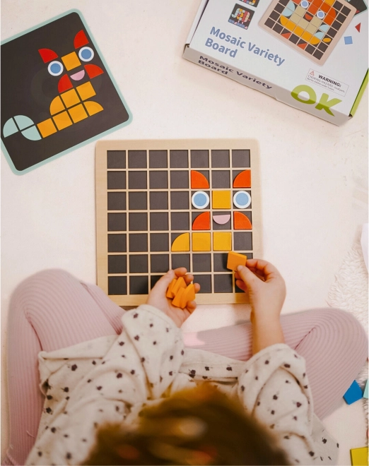 Mosaico di legno Tooky Toy Montessori
