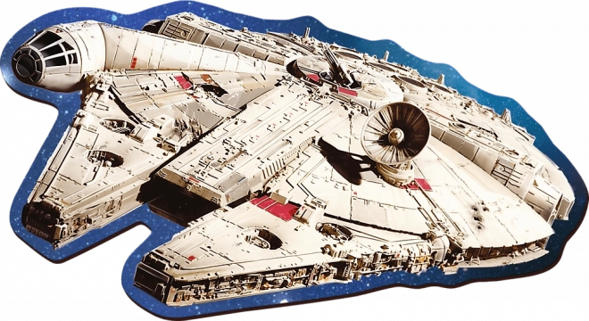 Puzzle in legno 160 pezzi Star Wars Millennium Falcon