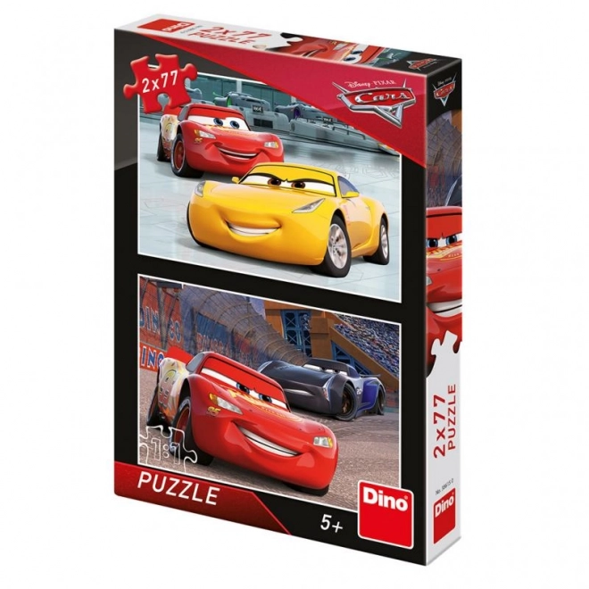 Puzzle Cars: Lightning McQueen 2x77 pezzi