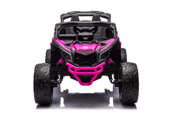 Auto elettrica per bambini Buggy Can-Am rosa