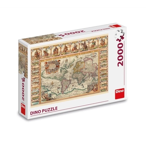Puzzle mappa storica del mondo 2000 pezzi