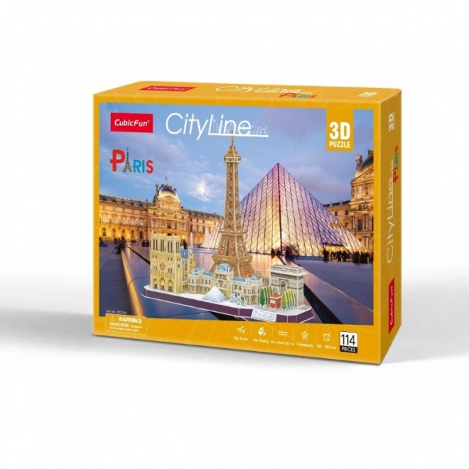 Puzzle 3D City Line Parigi