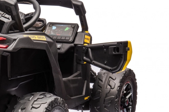 Auto a batterie buggy Can-Am giallo