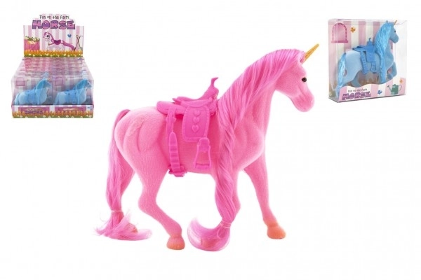 Unicorno Cavallo Con Sella 21cm