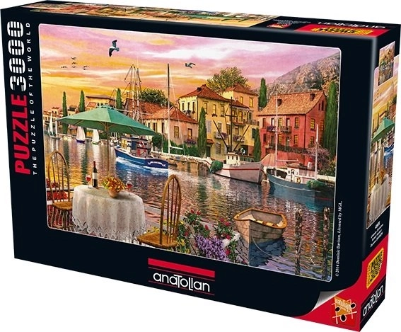 Puzzle Porto al Tramonto 3000 Pezzi