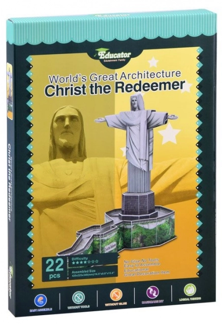 Puzzle 3D Educator Statua del Cristo Redentore