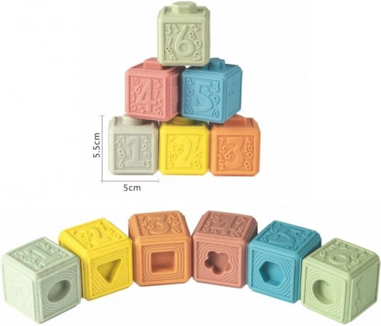 Blocchi forme e numeri per bambini