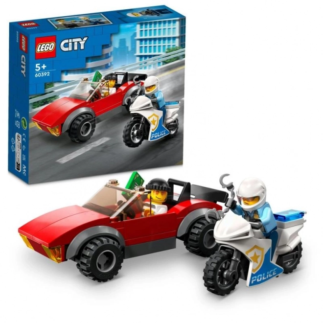 Moto della Polizia - Inseguimento con Auto LEGO City