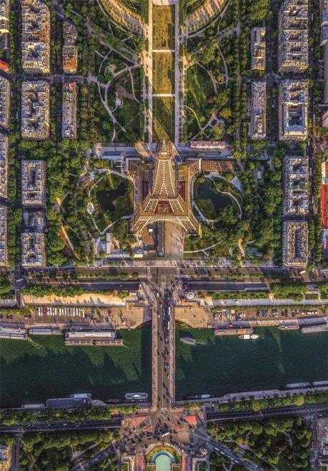 Puzzle 1500 pezzi Flying Over Paris