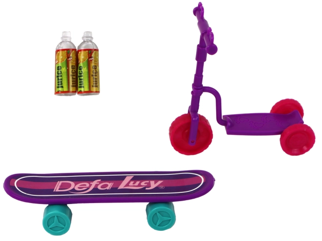 Monopattino e skateboard