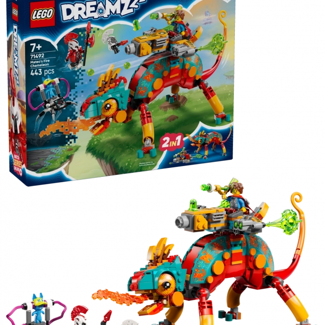 LEGO Dreamzz Mateo e il suo camaleonte infuocato