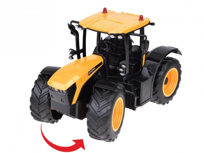 Trattore JCB con rimorchio telecomandato Double E 1:16