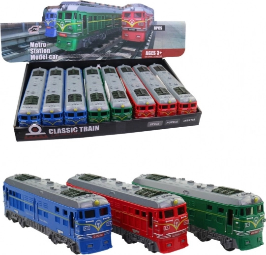 Locomotiva in plastica per bambini 18 cm