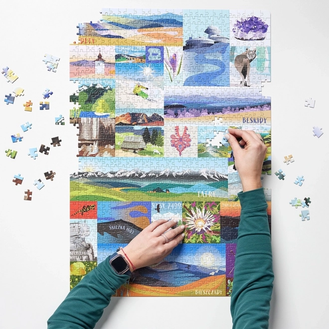 Puzzle Puzzlove Montagne Polacche 1000 pezzi