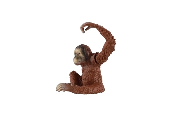 Orangutan di Sumatra figurina in plastica 8 cm confezionata