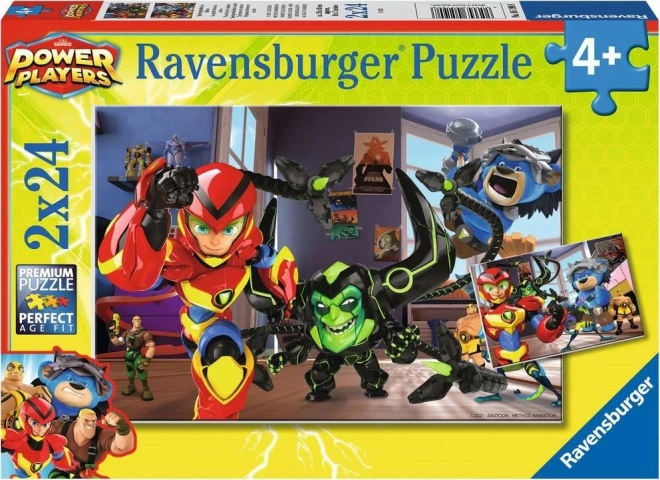 Puzzle Ravensburger Eroi del Gioco 2x24