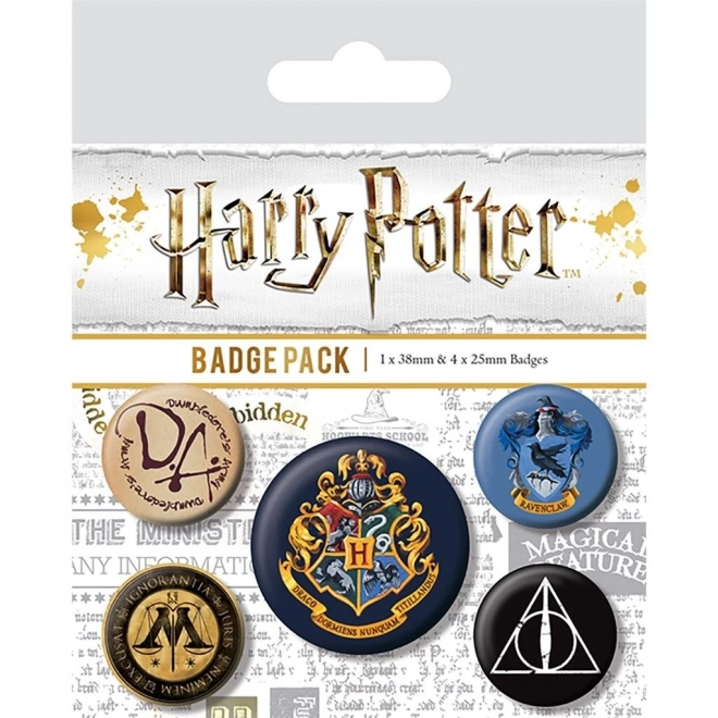 Set di spillette Harry Potter Hogwarts