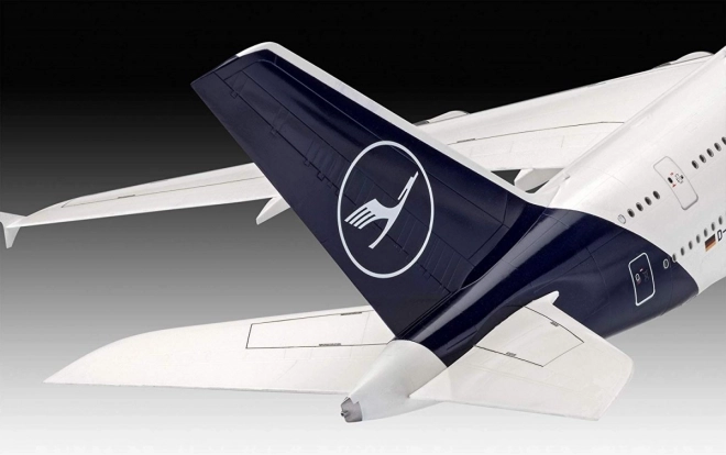 Modello in plastica Airbus A380-800 Lufthansa nuova livrea