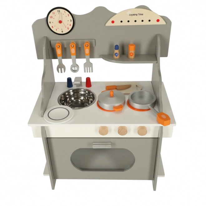 Cucina in Legno per Bambini con Angolo e Accessori