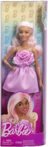 Barbie Fashionistas bambola con abito rosa