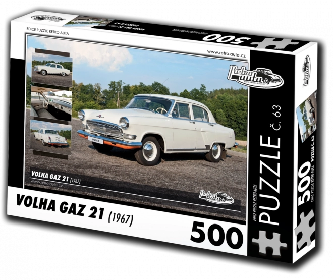 Puzzle Retro-Auta Volha GAZ 21 (1967) 500 pezzi