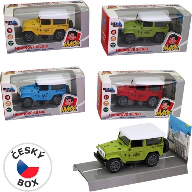 Auto Jeep metallico con retrocarica