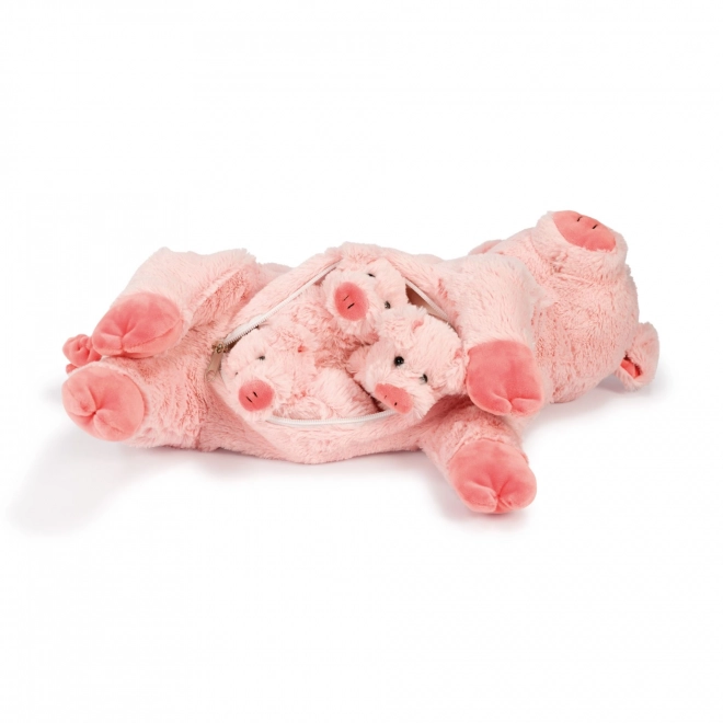 Set di peluche Mamma maialina e i suoi porcellini Cozy Noxxiez