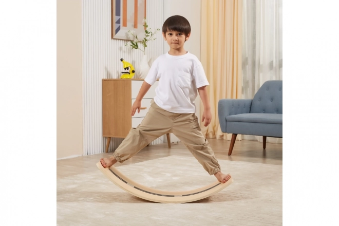 Tavola di equilibrio in legno per bambini