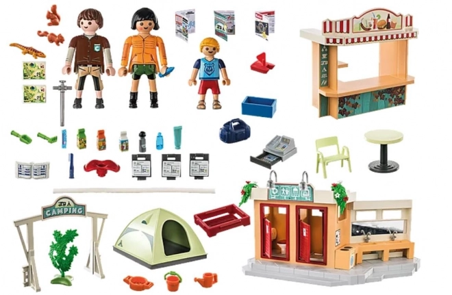 Divertimento in famiglia in campeggio PLAYMOBIL