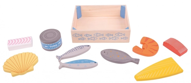 Delizie di mare in legno Bigjigs Toys