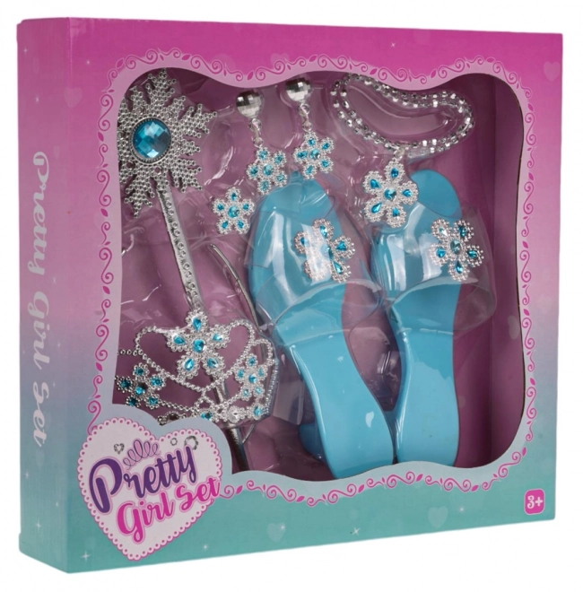 Mega set per piccola principessa blu