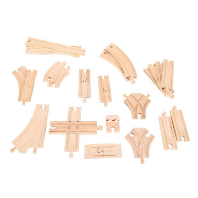 Compatibilità con la maggior parte delle ferrovie in legno