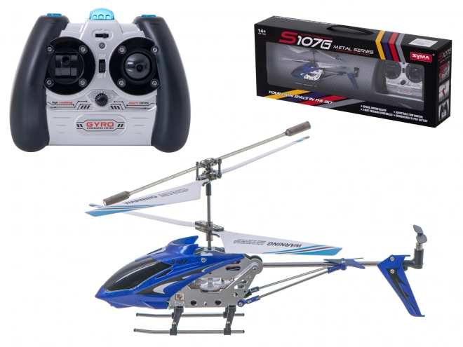 Elicottero telecomandato RC SYMA S107G blu – Blu
