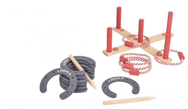 Gioco in Legno Lancio del Ferro di Cavallo
