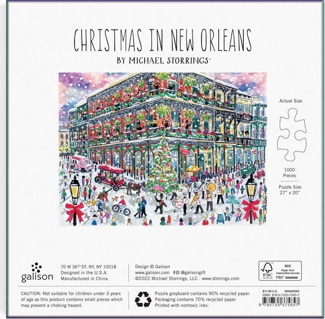 Puzzle Natale a New Orleans 1000 pezzi