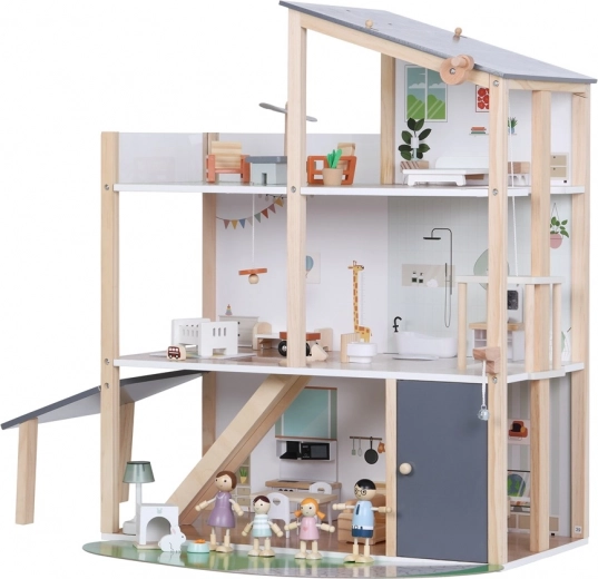 Più piani, accesso aperto e design moderno