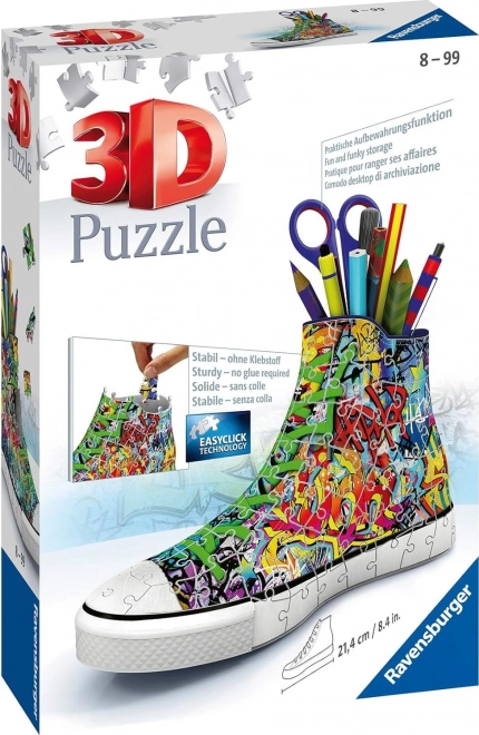 Puzzle 3D Ravensburger Sneaker Graffiti