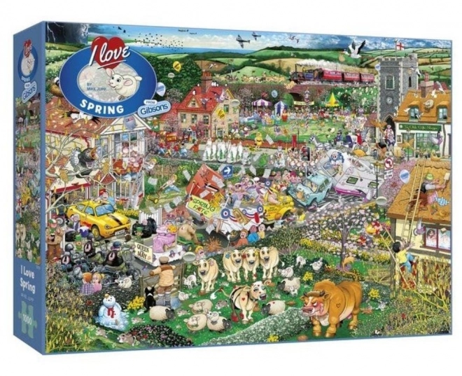 Puzzle Amo La Primavera 1000 Pezzi