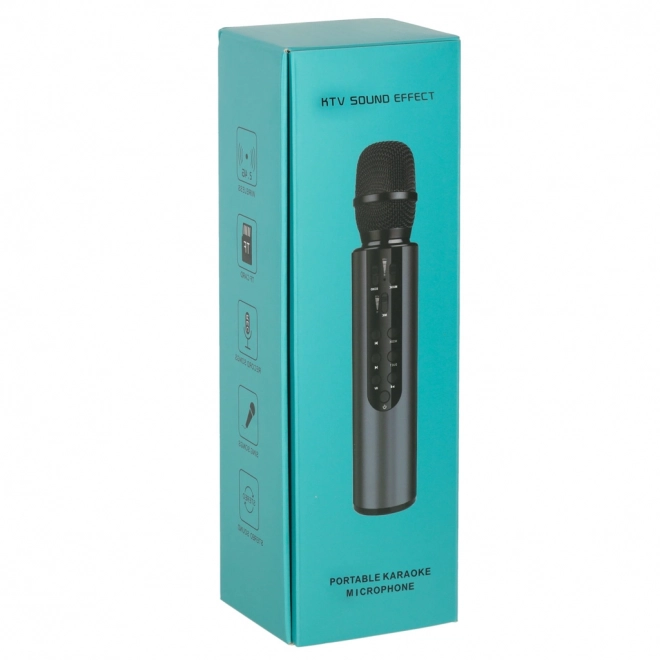 Microfono karaoke wireless Bluetooth nero – Oro