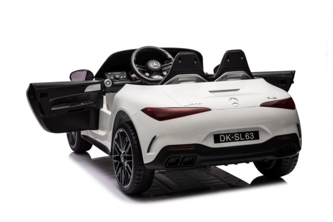 Auto elettrica per bambini Mercedes AMG SL63 bianco