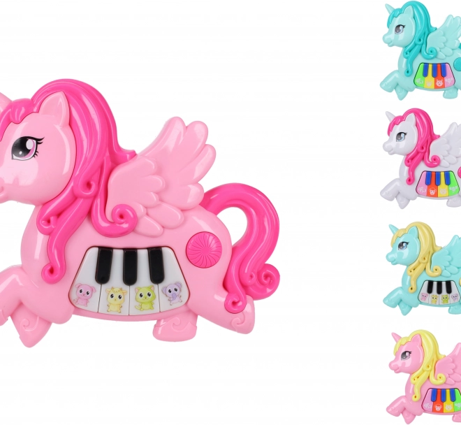 Pianoforte a forma di unicorno