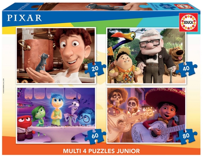 Puzzle Progresso EDUCA PIXAR Fiabe 4 in 1