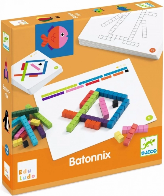 Djeco Batonnix gioco creativo con bastoncini