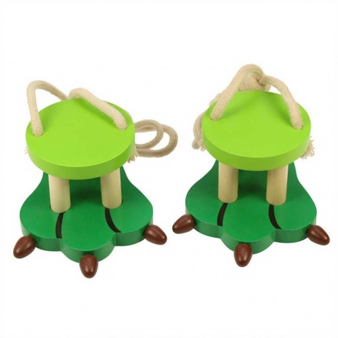 Piedi da coccodrillo Bigjigs Toys in legno