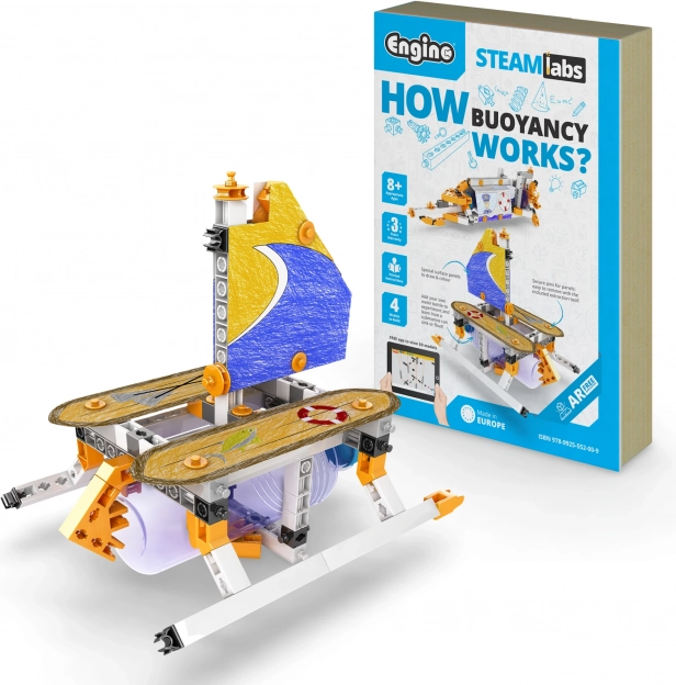 Engino set di costruzione Come funziona la spinta di galleggiamento – kit educativo 4 in 1