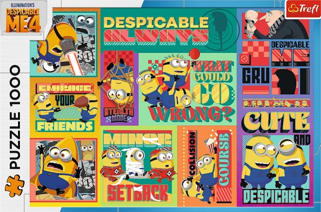 Puzzle TREFL Cattivissimo Me 4: Gru e Minions 1000 pezzi